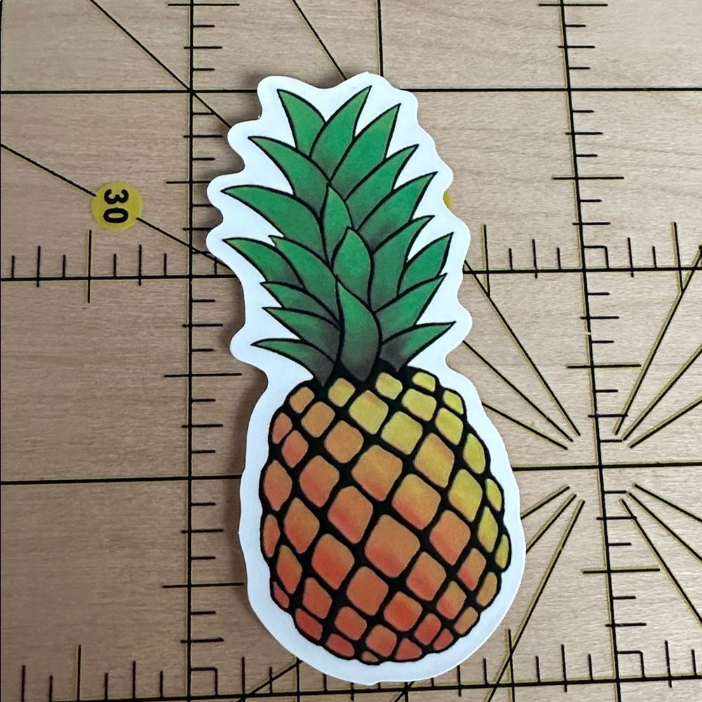 💜13/$13 +Bundle Sticker Sale| Pineapple Fruit Waterproof Sticker